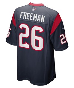 Royce Freeman Houston Texans Game Player Jersey - Navy