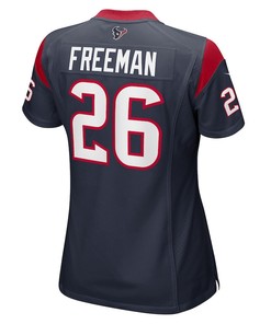 Royce Freeman Houston Texans Women's Game Player Jersey - Navy