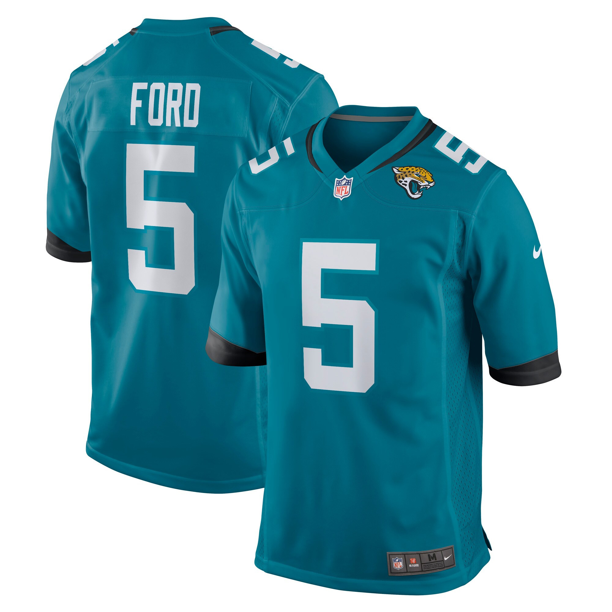 Rudy Ford Jacksonville Jaguars Game Player Jersey - Teal Nfl