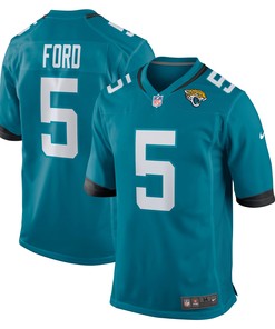 Rudy Ford Jacksonville Jaguars Game Player Jersey - Teal Nfl