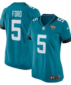 Rudy Ford Jacksonville Jaguars Womens Game Player Jersey - Teal Nfl