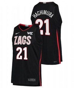 Rui Hachimura 21 Gonzaga Bulldogs College Basketball Alumni Men Jersey - Black