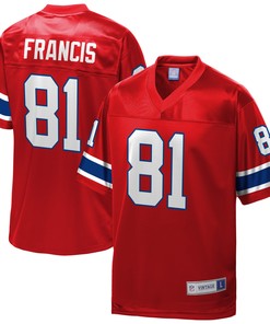 Russ Francis New England Patriots Nfl Pro Line Retired Player Jersey - Red Nfl
