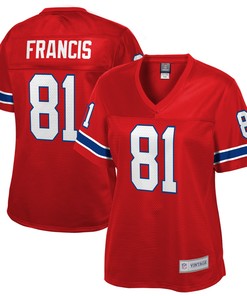 Russ Francis New England Patriots Nfl Pro Line Womens Retired Player Jersey - Red Nfl