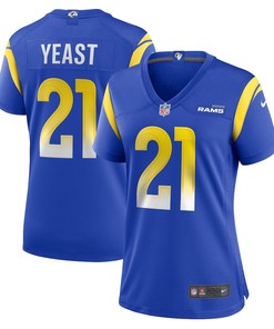 Russ Yeast Los Angeles Rams Women's Game Player Jersey - Royal