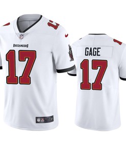 Russell Gage 17 Tampa Bay Buccaneers White Vapor Limited Jersey