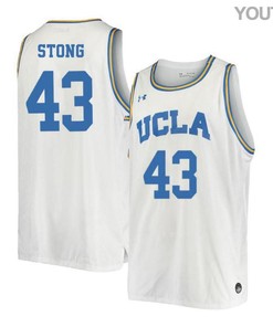 Russell Stong 43 UCLA Bruins Retro Elite Basketball Youth Jersey - White