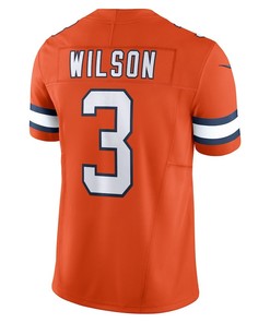 Russell Wilson 3 Denver Broncos Vapor F.U.S.E. Limited Jersey - Orange