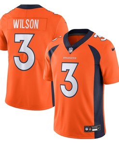 Russell Wilson 3 Denver Broncos Vapor Untouchable Limited Jersey - Orange
