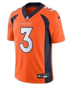 Russell Wilson 3 Denver Broncos Vapor Untouchable Limited Jersey - Orange