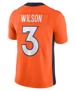 Russell Wilson 3 Denver Broncos Vapor Untouchable Limited Jersey - Orange