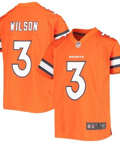 Russell Wilson Denver Broncos Alternate Game Jersey - Orange Nfl