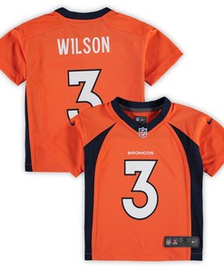 Russell Wilson Denver Broncos Preschool Game Jersey - Orange Nfl