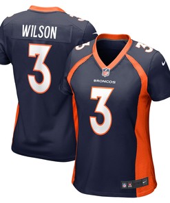 Russell Wilson Denver Broncos Womens Alternate Game Jersey - Navy Nfl