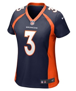 Russell Wilson Denver Broncos Women's Game Jersey - Navy Jersey