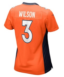 Russell Wilson Denver Broncos Women's Game Jersey - Orange Jersey