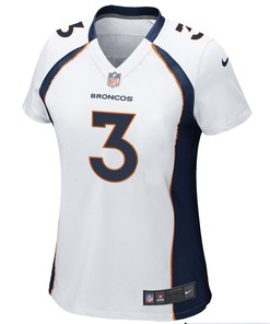 Russell Wilson Denver Broncos Women's Game Jersey - White Jersey