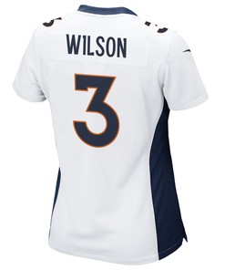 Russell Wilson Denver Broncos Women's Game Jersey - White Jersey