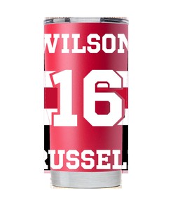 Russell Wilson Red Tumbler - Russell Wilson Red Tumbler Gift for Fan