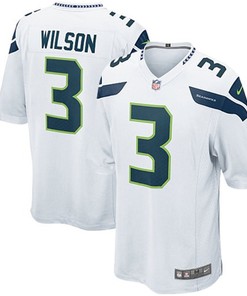 Russell Wilson Seattle Seahawks Game Jersey - White Nfl