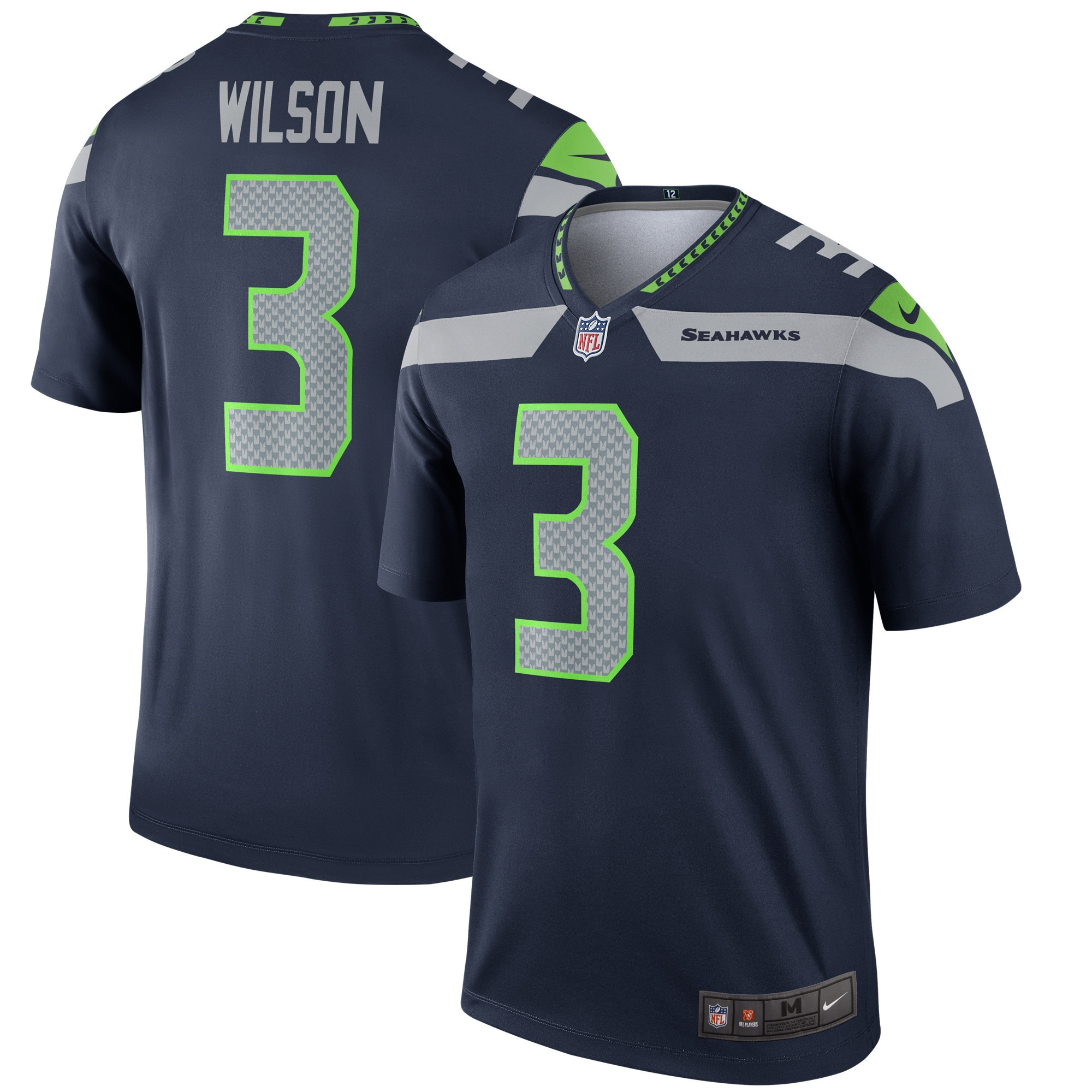 Russell Wilson Seattle Seahawks Legend Jersey - College Navy Nfl