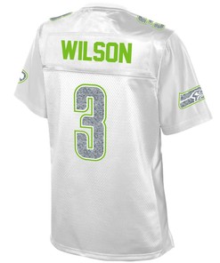 Russell Wilson Seattle Seahawks Nfl Pro Line Womens White Out Fashion Jersey - White