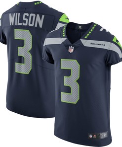Russell Wilson Seattle Seahawks Vapor Elite Player Jersey - College Navy Nfl