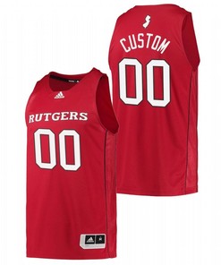 Rutgers Scarlet Knights 2022 College Elite Basketball Men Custom Jersey - Scarlet