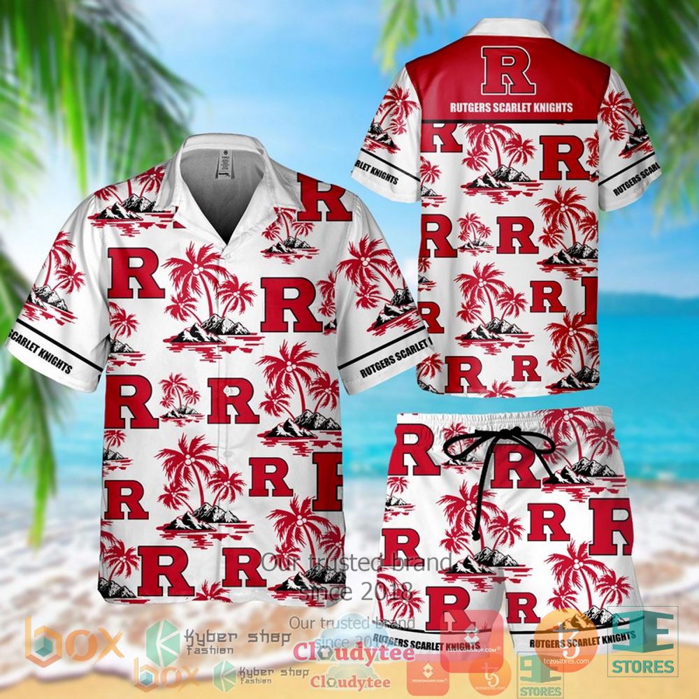 Rutgers Scarlet Knights Hawaiian Shirt