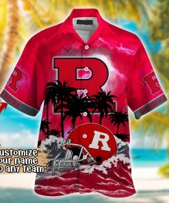 Rutgers Scarlet Knights NCAA Best Hawaiian Shirt Ever- Customize Any Team Any League