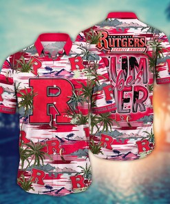 Rutgers Scarlet Knights NCAA Flower Hawaii Shirt For Fans Ver 10
