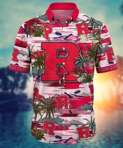 Rutgers Scarlet Knights NCAA Flower Hawaii Shirt For Fans Ver 10