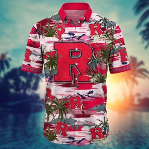 Rutgers Scarlet Knights NCAA Flower Hawaii Shirt For Fans Ver 10