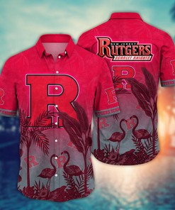 Rutgers Scarlet Knights NCAA Flower Hawaii Shirt For Fans Ver 11
