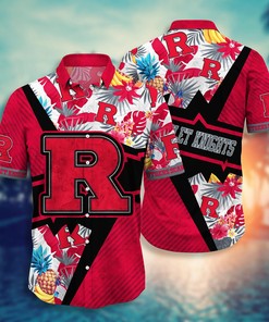 Rutgers Scarlet Knights NCAA Flower Hawaii Shirt For Fans Ver 12