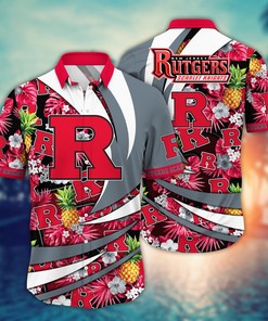 Rutgers Scarlet Knights NCAA Flower Hawaii Shirt For Fans Ver 18