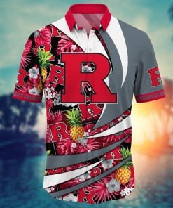 Rutgers Scarlet Knights NCAA Flower Hawaii Shirt For Fans Ver 18