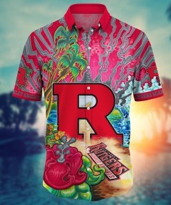 Rutgers Scarlet Knights NCAA Flower Hawaii Shirt For Fans Ver 19