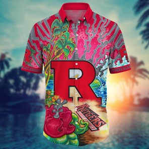 Rutgers Scarlet Knights NCAA Flower Hawaii Shirt For Fans Ver 19