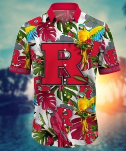 Rutgers Scarlet Knights NCAA Flower Hawaii Shirt For Fans Ver 2