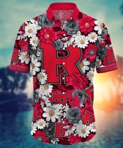 Rutgers Scarlet Knights NCAA Flower Hawaii Shirt For Fans Ver 21