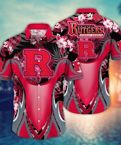Rutgers Scarlet Knights NCAA Flower Hawaii Shirt For Fans Ver 22