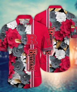 Rutgers Scarlet Knights NCAA Flower Hawaii Shirt For Fans Ver 23