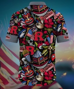 Rutgers Scarlet Knights NCAA Flower Hawaii Shirt For Fans Ver 24