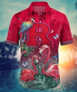 Rutgers Scarlet Knights NCAA Flower Hawaii Shirt For Fans Ver 28