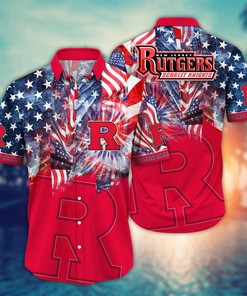 Rutgers Scarlet Knights NCAA Flower Hawaii Shirt For Fans Ver 29