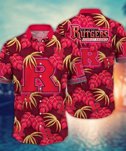 Rutgers Scarlet Knights NCAA Flower Hawaii Shirt For Fans Ver 30