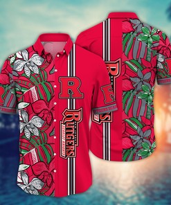 Rutgers Scarlet Knights NCAA Flower Hawaii Shirt For Fans Ver 34