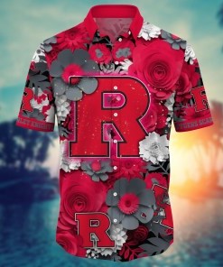 Rutgers Scarlet Knights NCAA Flower Hawaii Shirt For Fans Ver 35