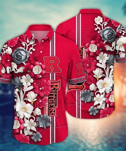 Rutgers Scarlet Knights NCAA Flower Hawaii Shirt For Fans Ver 36